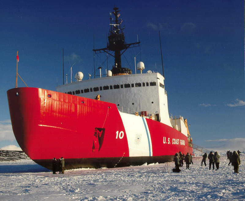 Illustration for article titled This Super Icebreaker Is Heading to Antarctica to Free Two Frozen Ships